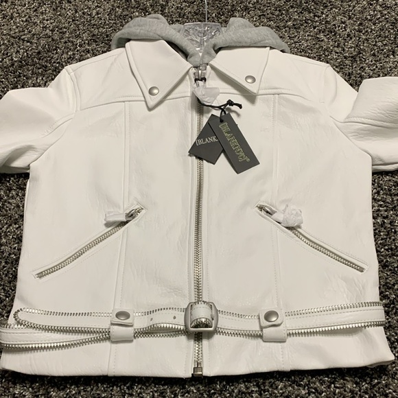 BLANKNYC Vegan Leather Hoodie Jacket XS - Picture 9 of 14